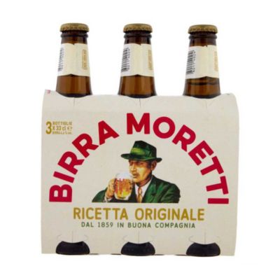 Birra Moretti Bier, 3er-Pack à 0.33 L