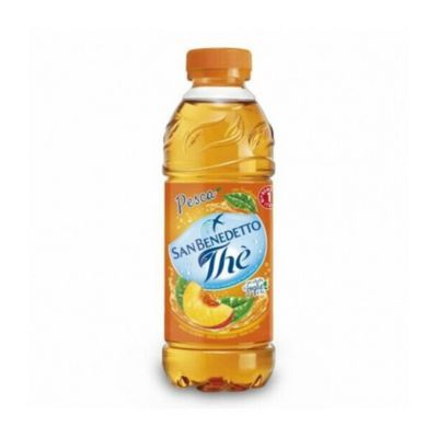 San Benedetto Eistee Pfirsich und Zitrone, Flasche 0.5 L